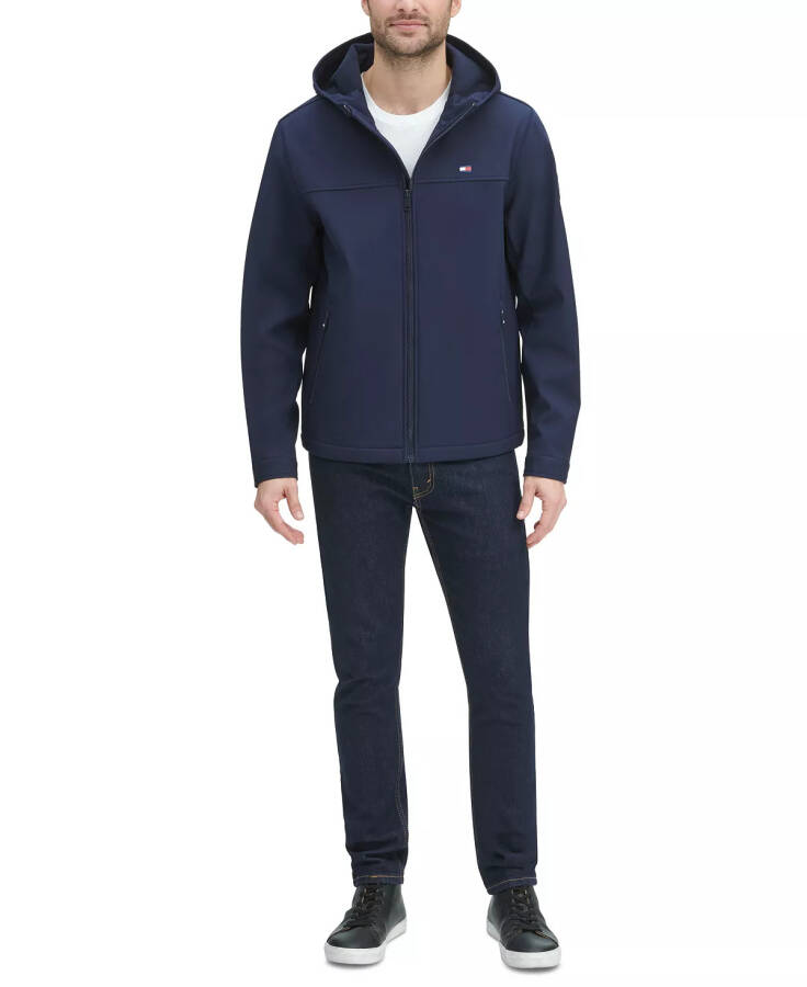 Men's Hooded Soft-Shell Jacket, Created for Macy's Night Sky - 6