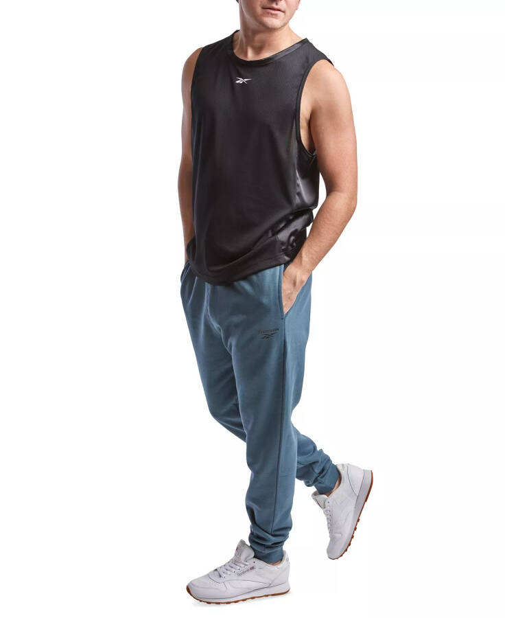 Men's Identity Classic Fleece Drawstring-Waist Logo Jogger Pants Hoops Blue - 4