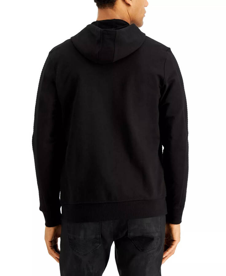 Men's INC Fortune Full Zip Hoodie, Created for Modazone Deep Black - 4