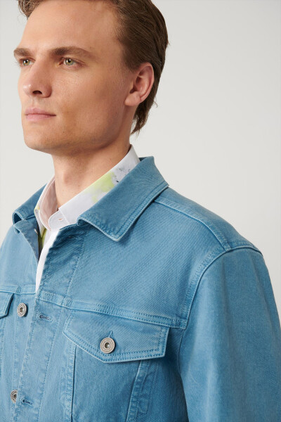 Men's Indigo Denim Jacket - 2