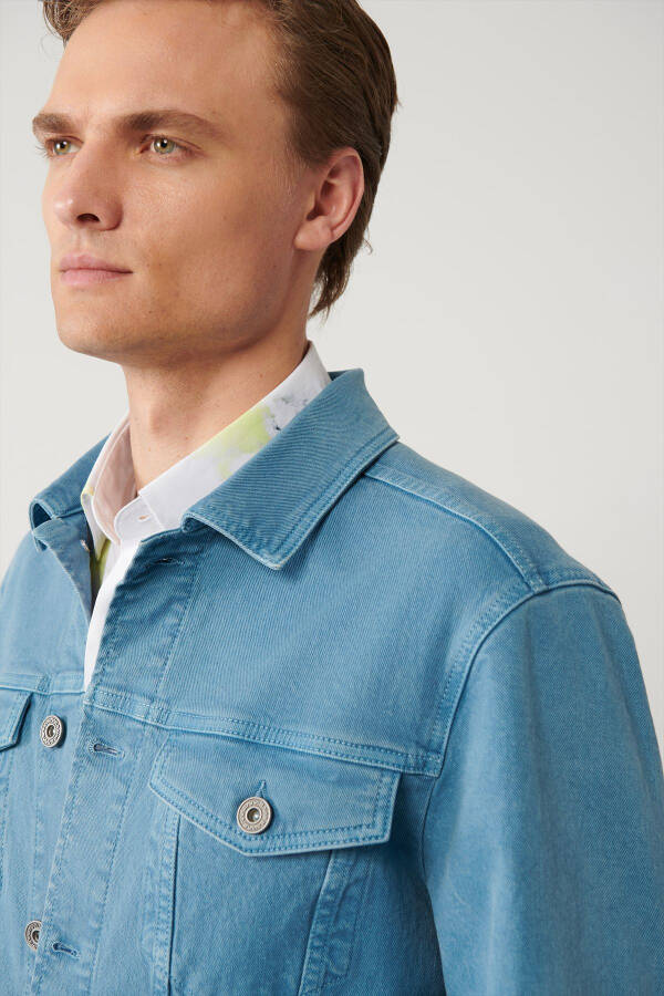 Men's Indigo Denim Jacket - 2