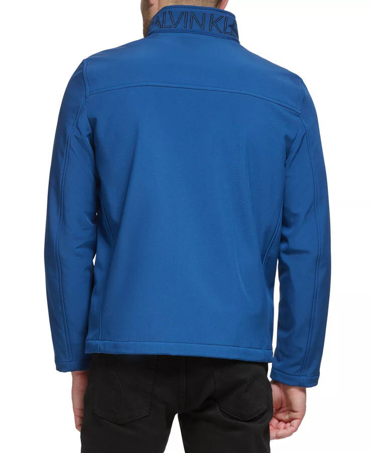 Men's Infinite Stretch Soft Shell Jacket Blue Edge - 8