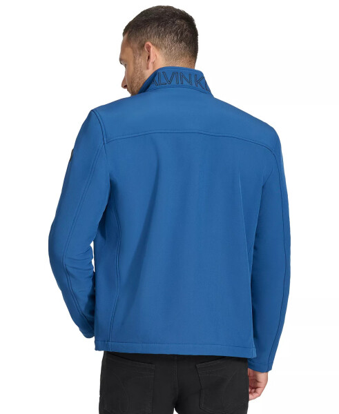 Men's Infinite Stretch Soft Shell Jacket Blue Edge - 3