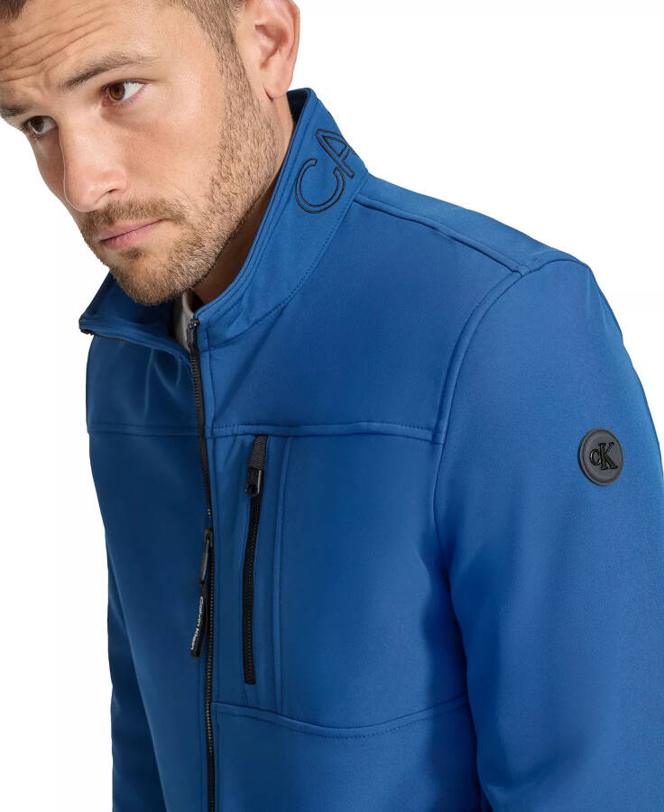 Men's Infinite Stretch Soft Shell Jacket Blue Edge - 6