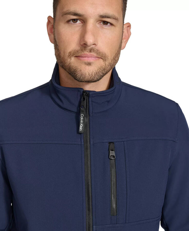 Men's Infinite Stretch Soft Shell Jacket New Navy - 3