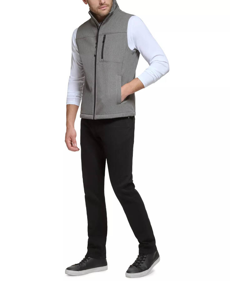 Men's Infinite Stretch Soft Shell Vest Light Grey Heather - 7