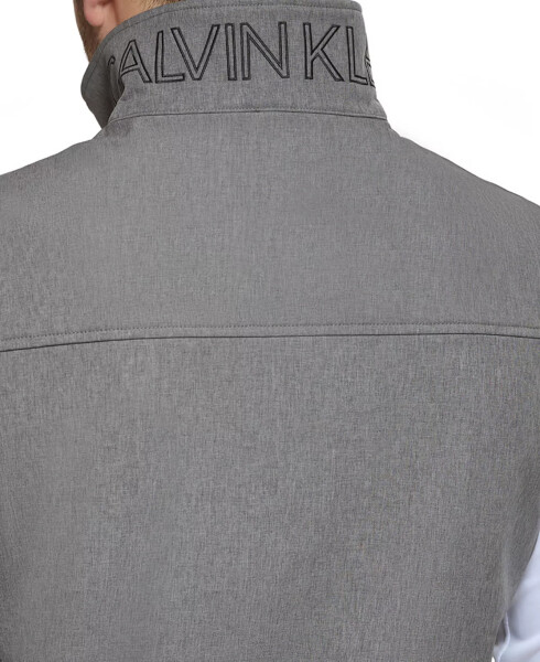 Men's Infinite Stretch Soft Shell Vest Light Grey Heather - 8