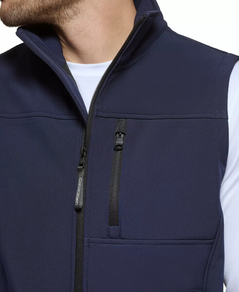 Men's Infinite Stretch Soft Shell Vest New Navy - 5