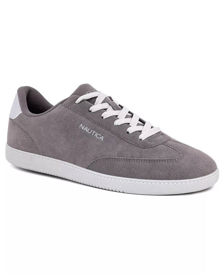 Men's Iod Lace Up Court Sneakers Gray - 1