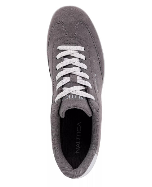 Men's Iod Lace Up Court Sneakers Gray - 4