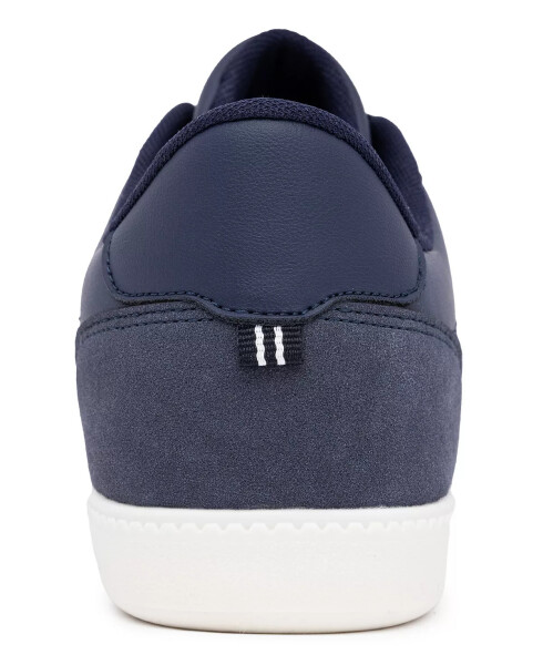 Men's Iod Lace Up Court Sneakers Navy Mix - 3