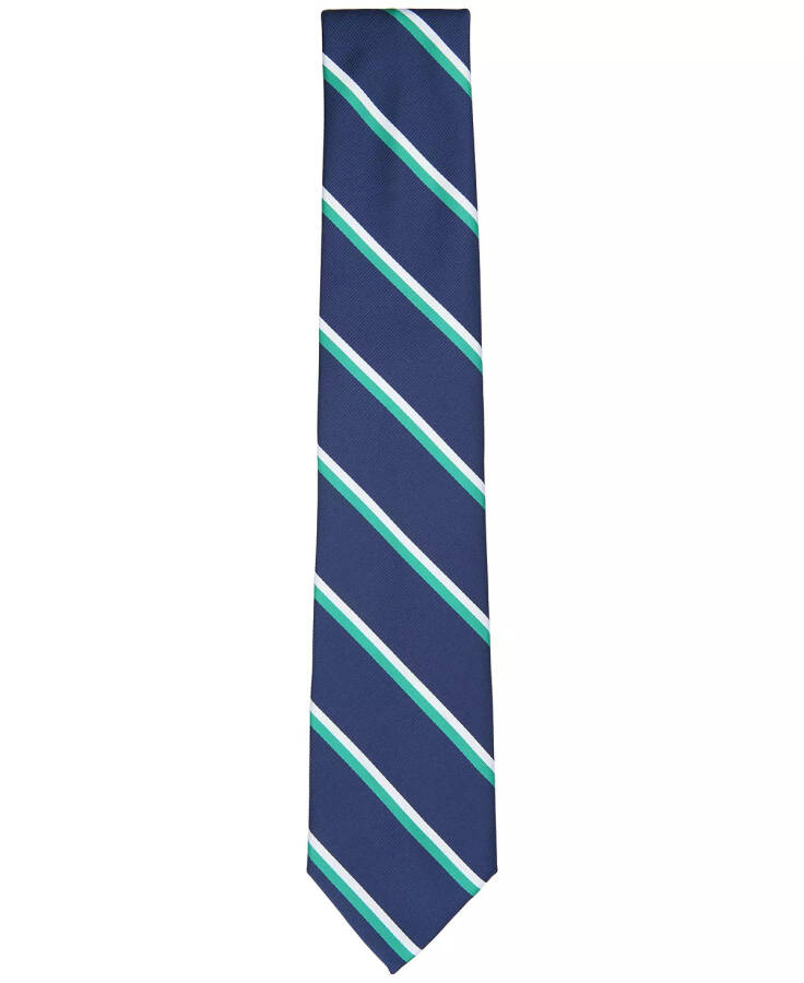 Men's Irving Stripe Tie, Created for Modazone Green - 2