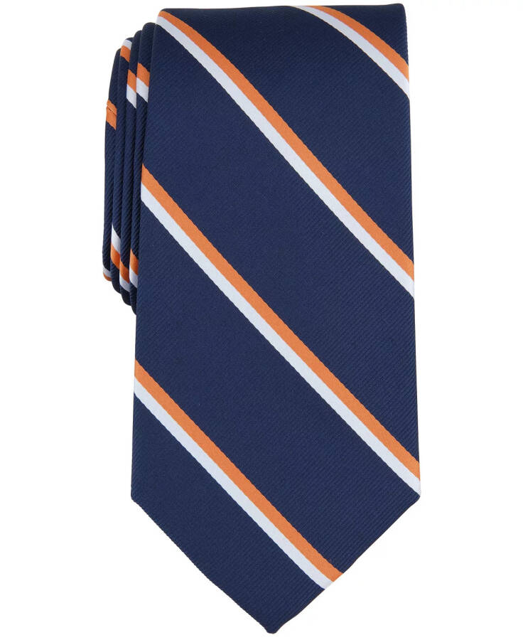 Men's Irving Stripe Tie, Created for Modazone Orange - 1