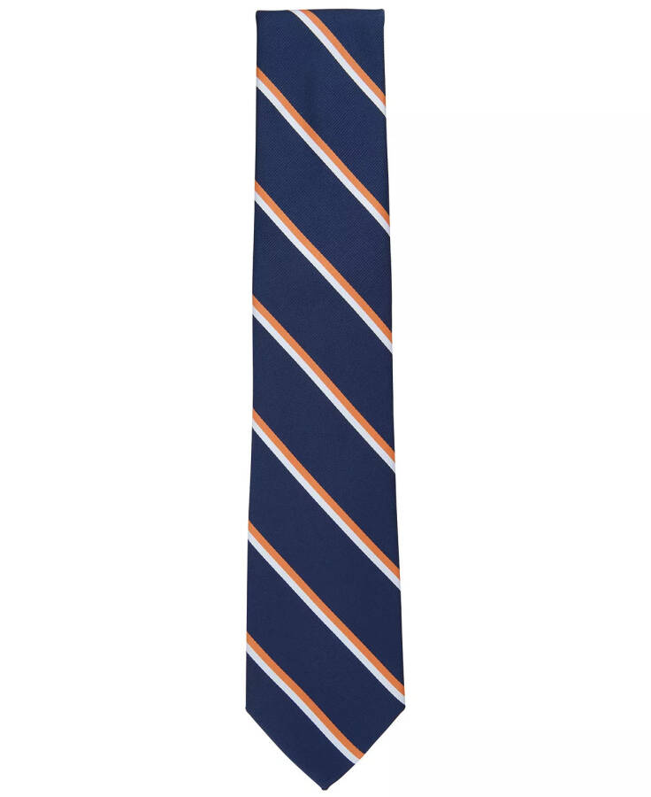 Men's Irving Stripe Tie, Created for Modazone Orange - 2