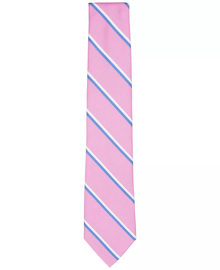 Men's Irving Stripe Tie, Created for Modazone Pink - 2