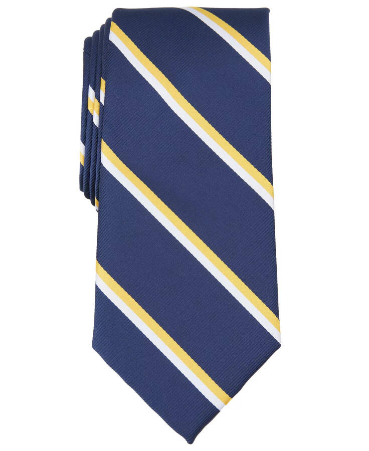 Men's Irving Stripe Tie, Created for Modazone Yellow - 1