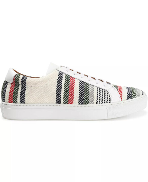 Men's Jack Handcrafted Leather and Water-repellent Sneakers Stripe - 2