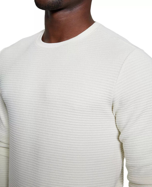 Men's James Textured-Knit Button-Down Shirt - Salt White - 8