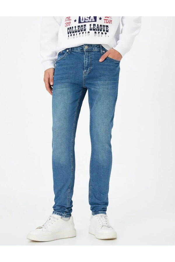 Men's jeans, indigo - 2