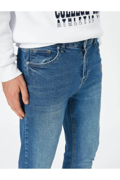 Men's jeans, indigo - 5