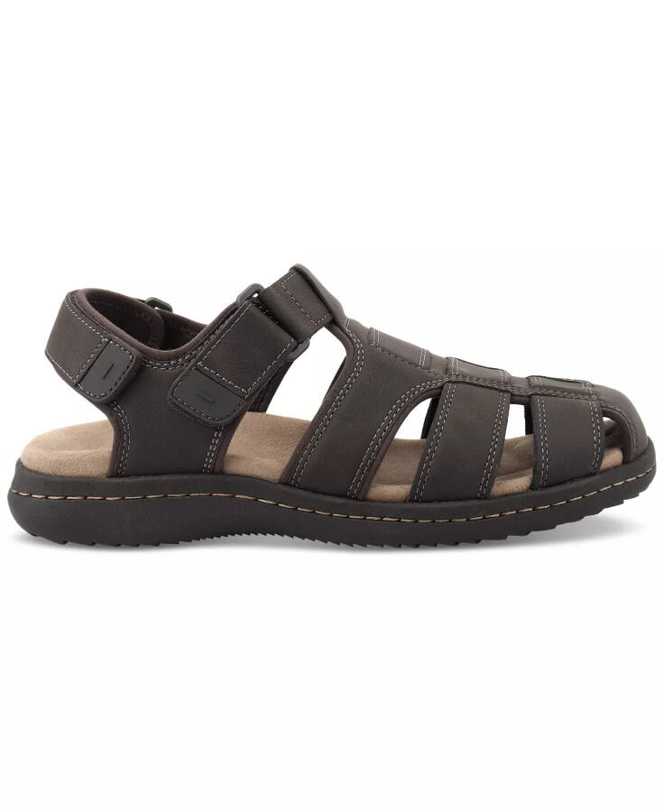 Men's Justin Strap Sandal, Created for Modazone Brown - 2