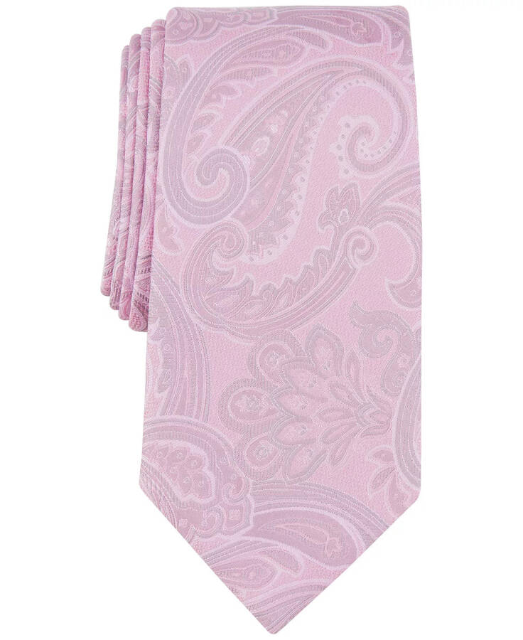 Men's Kadar Paisley Tie Light Pink - 3