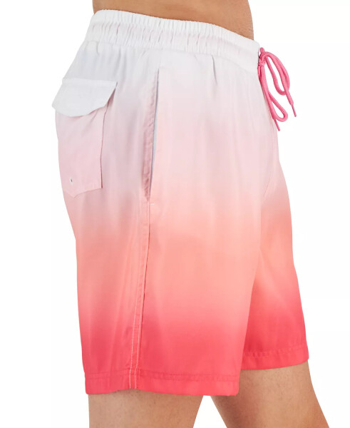 Men's Kenji Ombre Swim Trunks, Created for Modazone Bubblegum Pink - 3