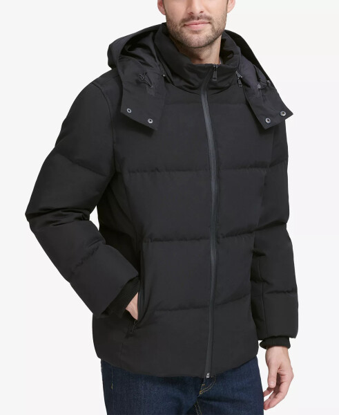 Men's Kenny Puffer Parka Jacket Black - 1