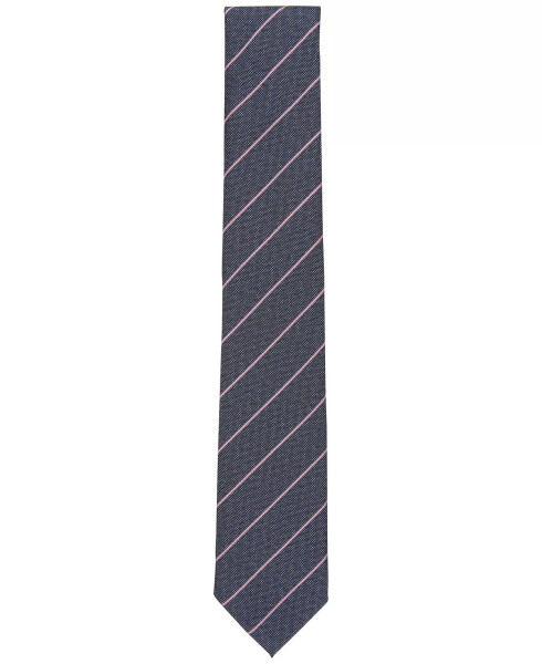 Men's Knighton Stripe Tie, Created for Modazone Pink - 2