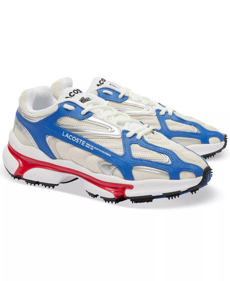 Men's L003 2K24 Lace-Up Running Sneakers White/Red/Blue - 1