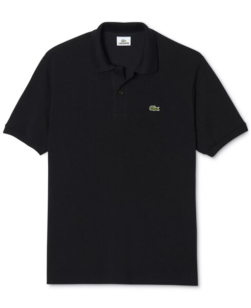 Men's L.12.12 Classic-Fit Short-Sleeve Piqué Polo Shirt Black - 3