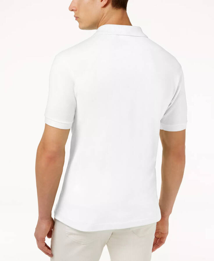 Men's L.12.12 Classic-Fit Short-Sleeve Piqué Polo Shirt White - 2