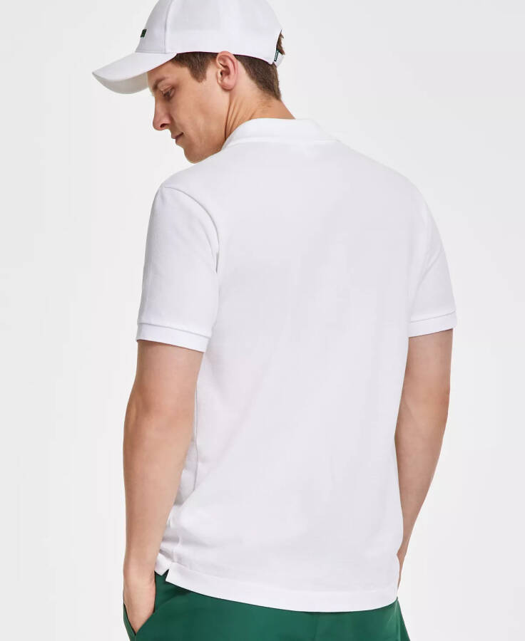 Men's L.12.12 Classic-Fit Short-Sleeve Piqué Polo Shirt White - 4