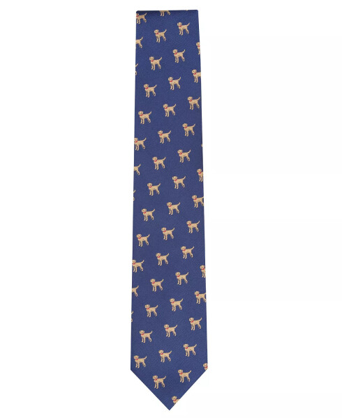 Men's Labrador Convo Print Tie, Created for Modazone Navy - 2