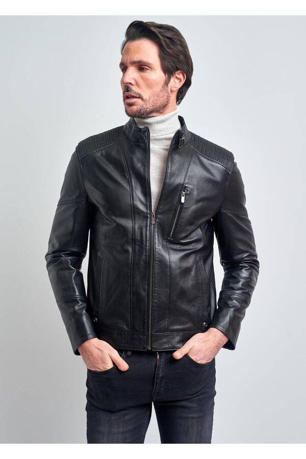 Men's Leather Jacket - 1