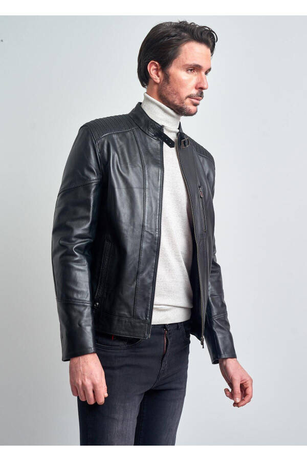 Men's Leather Jacket - 4