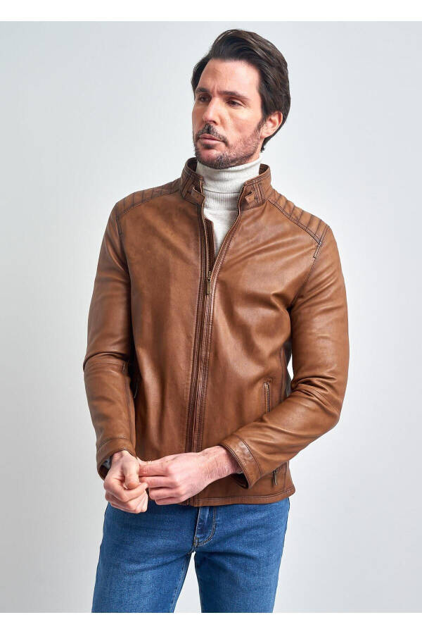 Men's Leather Jacket - 4