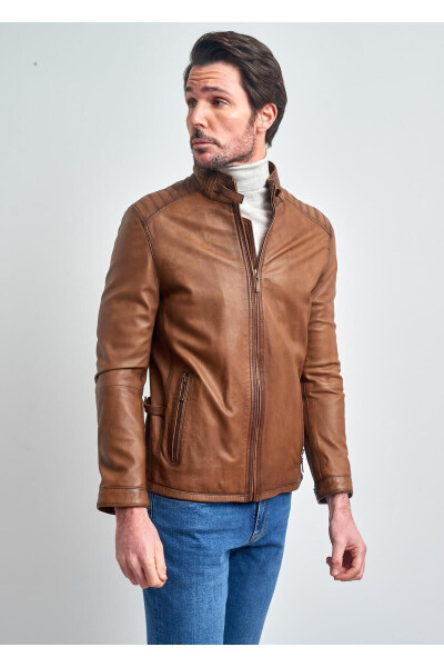 Men's Leather Jacket - 7