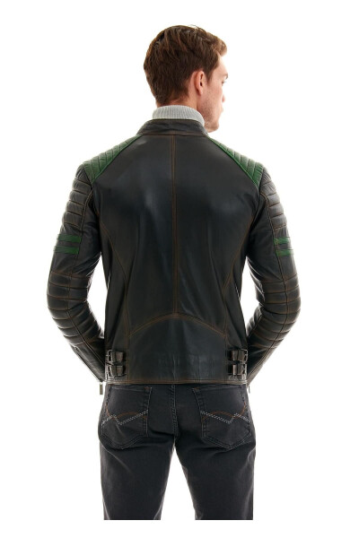 Men's Leather Jacket - 4