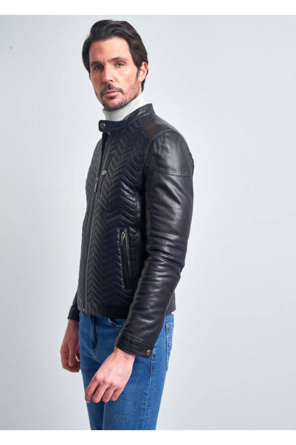 Men's Leather Jacket - 3