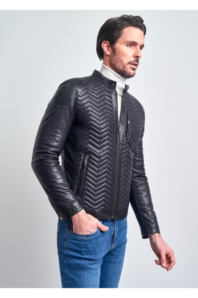 Men's Leather Jacket - 4