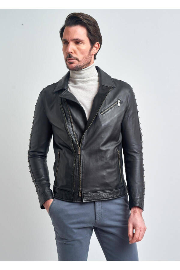 Men's Leather Jacket - 8