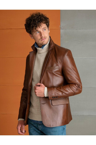 Men's Leather Jacket - 5