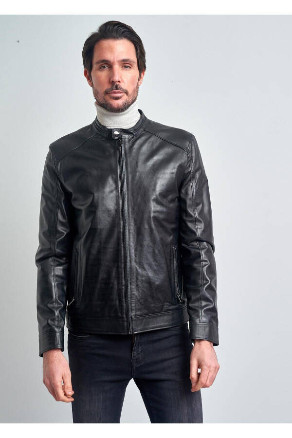 Men's Leather Jacket - 9