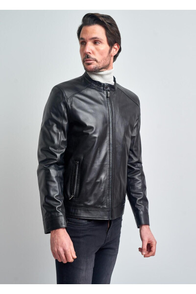 Men's Leather Jacket - 7