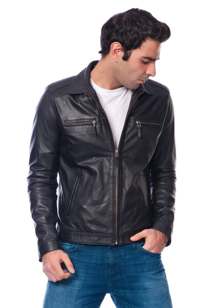 Men's Leather Jacket - 1