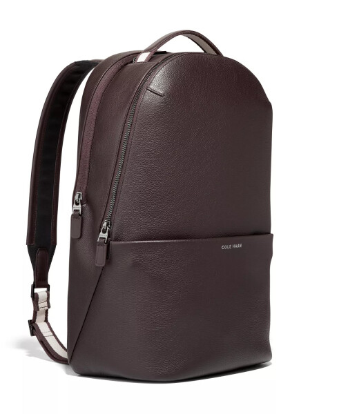 Men's Leather Triboro Backpack Dark Chocolate - 3