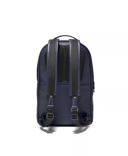 Men's Leather Triboro Backpack Navy Blazer - 2