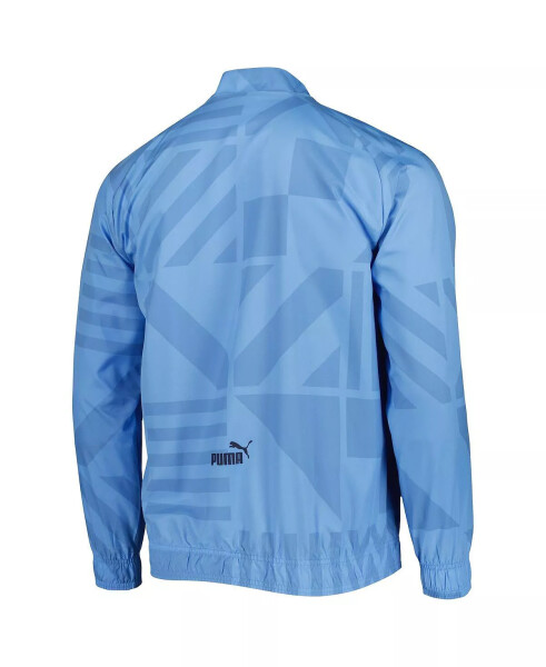 Men's Light Blue Manchester City Pre-Match Raglan Full-Zip Training Jacket Light Blue - 2