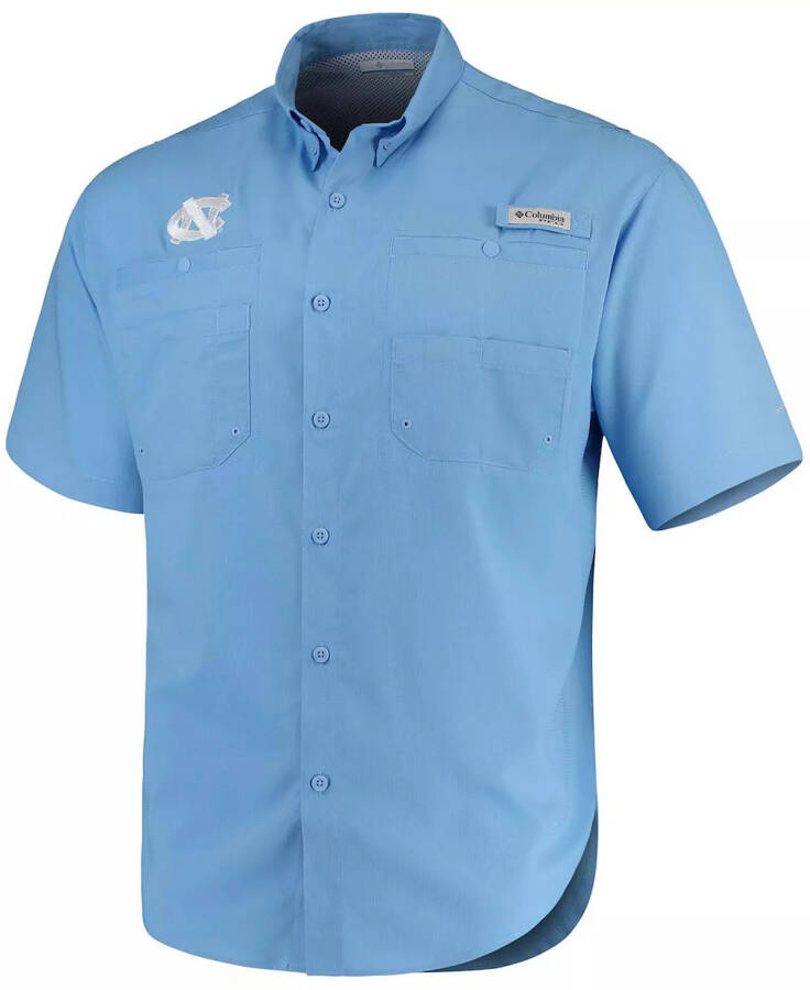 Men's Light Blue North Carolina Tar Heels Tamiami Shirt Light Blue - 1